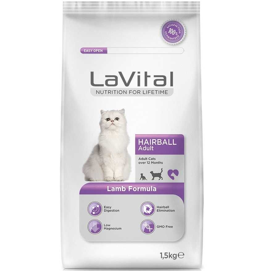 La Vital Hairball Tüy Yumağı Kontrol Kedi Maması 1,5 Kg+100 Gr Yaş Mama
