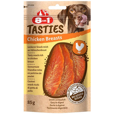 8in1 Tasties Chicken Breast Tavuk Göğsü Köpek Ödülü 85 Gr