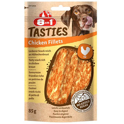 8in1 - 8in1 Tasties Chicken Fillets Tavuk Fileto Köpek Ödülü 85 Gr