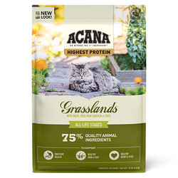 Acana Grasslands Ördek ve Bıldırcın Tahılsız Kedi Maması 4,5 Kg - Thumbnail