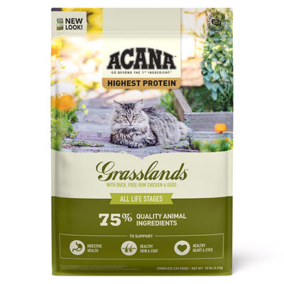 Acana Grasslands Ördek ve Bıldırcın Tahılsız Kedi Maması 4,5 Kg