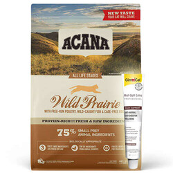 Acana - Acana Wild Prairie Cat Tahılsız Tavuklu Kedi Maması 1,8 Kg + Gimcat Malt Soft 20 Gr