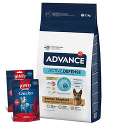 Advance - Advance German Shepherd Alman Kurdu Köpek Maması 12 Kg + 2 Adet Rinti Köpek Ödülü 60 Gr