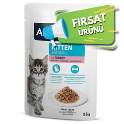 Advance - Advance Kitten Turkey Hindi Etli Yavru Kedi Yaş Maması 85 Gr