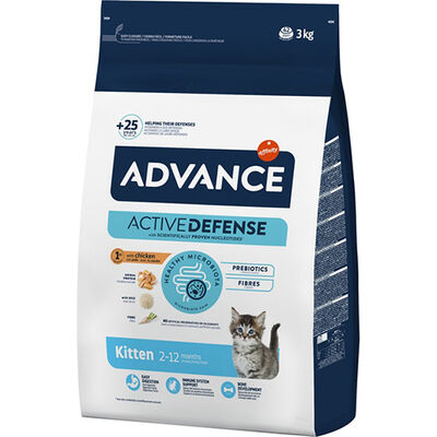 Advance Kitten Yavru Tavuk Etli Kedi Maması 3 Kg