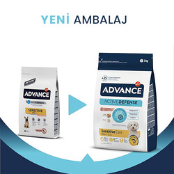 Advance Mini Sensitive Salmon Dry Dog Food 3 Kg. - Thumbnail