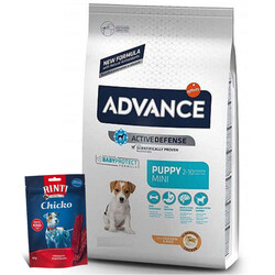 Advance Puppy Mini Küçük Irk Yavru Köpek Maması 3 Kg + Rinti Köpek Ödülü 60 Gr - Thumbnail