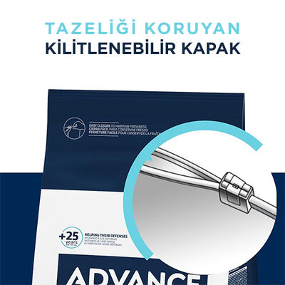 Advance Sensitive Kısırlaştırılmış Somonlu Kedi Maması 3 Kg + 2 Adet Crocus Krema Kedi Ödülü 4x15 Gr