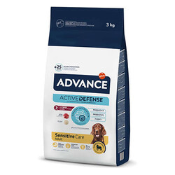 Advance - Advance Sensitive Lamb Kuzu Etli Köpek Maması 3 Kg + Rinti Ördekli Çorba 185 ml