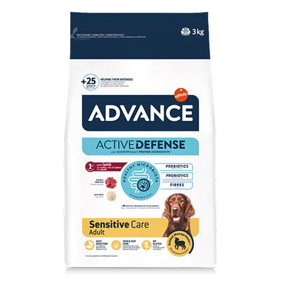 Advance Sensitive Lamb Kuzu Etli Köpek Maması 3 Kg