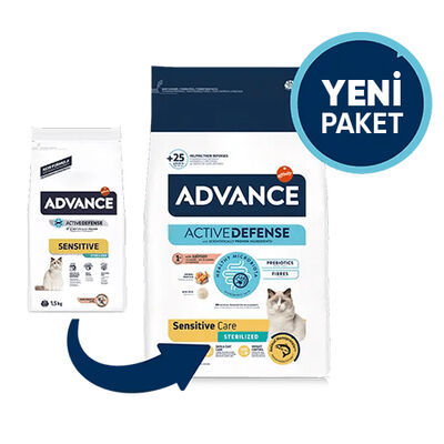 Advance Sterilized Kısırlaştırılmış Somonlu Kedi Maması 10 Kg