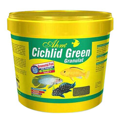 Ahm - AHM 30588 Cichlid Green Granulat Balık Yemi 3000 Gr