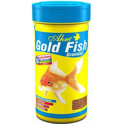 Ahm - AHM Gold Fish Granulat Balık Yemi 100 ML