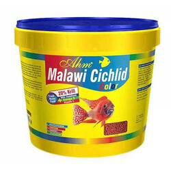 Ahm - AHM Malawi Cichlid Colour Granulat Balık Yemi 3000 Gr