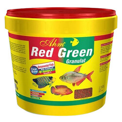 Ahm - AHM Red Green Granulat Balık Yemi 3000 Gr