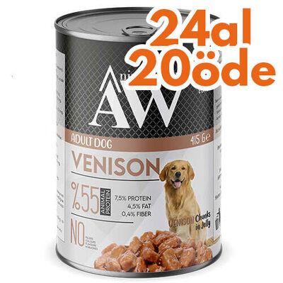 Animal World Chucks in Jelly Venison Geyik Etli Köpek Yaş Maması 415 Gr - 24 Al 20 Öde