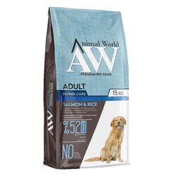 Animal World - Animal World Derma Care Somonlu Köpek Maması 15 Kg