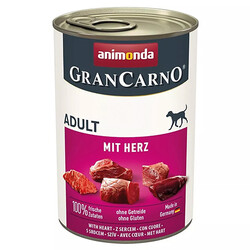 Animonda - Animonda 82731 Gran Carno Domuzlu ve Kalpli Köpek Konservesi 400 Gr