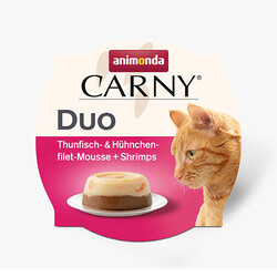 Animonda - Animonda 83950 Carny Duo Jöle Tavuk Fileto ve Ton Balıklı Yaş Kedi Maması 70 Gr