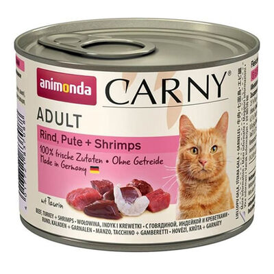 Animonda Carny Turkey and Shrimp Wet Cat Food 200 Gr.