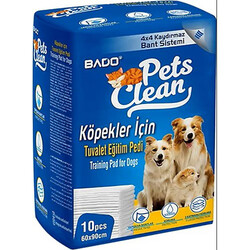 Bado - Bado Pets Clean Köpekler İçin Tuvalet Eğitim Pedi 60x90 Cm - 10 lu Paket