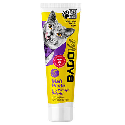 Bado Vet Malte Paste Tüy Yumağı Kontrolü Kedi Macunu 100 Gr