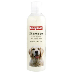 Beaphar - Beaphar 018276 Avustralya Fındığı Yağlı Kıtık Çözücü Tüy Parlatıcı Köpek Şampuanı 250 ML