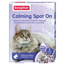 Beaphar - Beaphar Calming Spot On Capsules For Cats - Pack of 3 x 0,4 Ml.