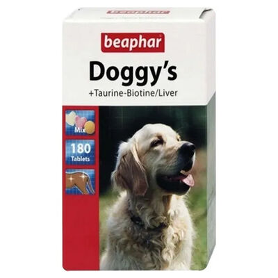 Beaphar Doggy's Mix Biotin and Taurin Tablets For Dogs - 180 Tablets