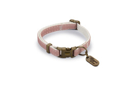 Beeztees - Beeztees DBL Kedi Boyun Tasması, Çift Katmanlı, Pudra Pembe, 20-30cm