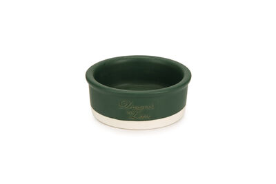 Beeztees DBL Kedi Mama Su Kabı, Seramik, Mat Yeşil, 12cm, 300ml