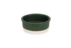 Beeztees - Beeztees DBL Köpek Mama Su Kabı, Seramik, Mat Yeşil, 13cm, 160ml