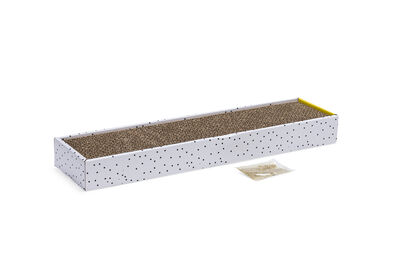Beeztees Kedi Karton Tırmalama Kutusu ve Kediotu, 47x12,5x4,5cm
