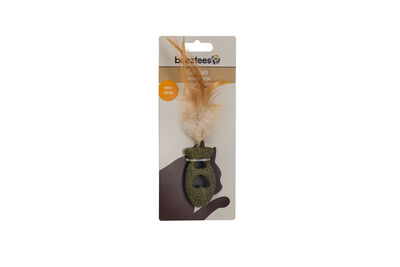 Beeztees Kedi Oyuncağı, Kediotu Balık, Tüylü, 12x3,5cm