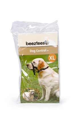 Beeztees Köpek Eğitim Tasması, Baş Kontrollu, Siyah, XL
