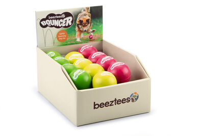 Beeztees Köpek Oyuncağı, Ekstra Zıplayan Top, Kauçuk, Çeşitli Renklerde, 6,5cm