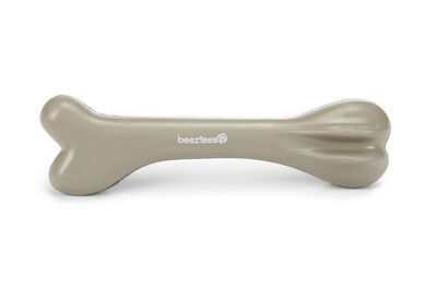Beeztees Köpek Oyuncağı, İçi Dolu Kemik, Kauçuk, Bej, 20cm