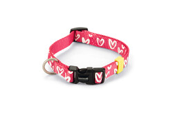 Beeztees - Beeztees Köpek Tasması, Pembe, 26-40cm, 15mm