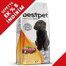 Bestpet - Bestpet Puppy Biftek ve Kuzu Etli Yavru Köpek Maması 15 Kg