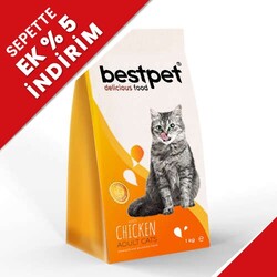 Bestpet - Bestpet Chicken Tavuk Etli Yetişkin Kedi Maması 1 Kg