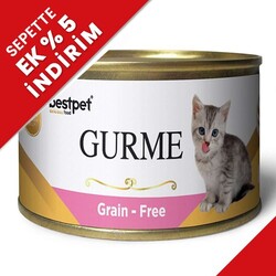 Bestpet - Bestpet Gold Gurme Kitten Tahılsız Tavuklu Yavru Kedi Konservesi 85 Gr