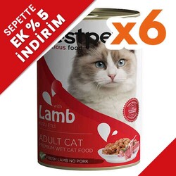 Bestpet - Bestpet Gravy Lamb Parça Kuzu Etli Kedi Konservesi 400 Gr x 6 Adet