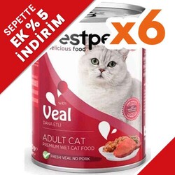 Bestpet - Bestpet Gravy Parça Dana Etli Kedi Konservesi 400 Gr x 6 Adet