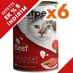 Bestpet - Bestpet Gravy Parça Sığır Etli Kedi Konservesi 400 Gr x 6 Adet