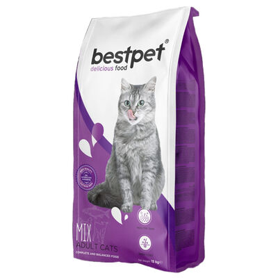 Bestpet Mix Karışık Etli Yetişkin Kedi Maması 15 Kg