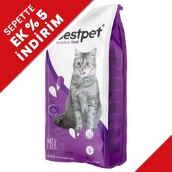 Bestpet - Bestpet Mix Karışık Etli Yetişkin Kedi Maması 15 Kg