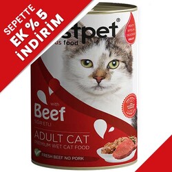 Bestpet - Bestpet Gravy Parça Sığır Etli Kedi Konservesi 400 Gr