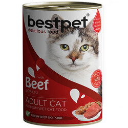 Bestpet - Bestpet Gravy Parça Sığır Etli Kedi Konservesi 400 Gr