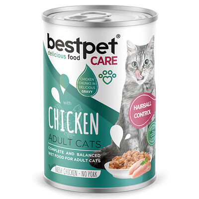 Bestpet Tavuk Parça Etli Ve Soslu Yetişkin Kedi Konservesi 400 Gr