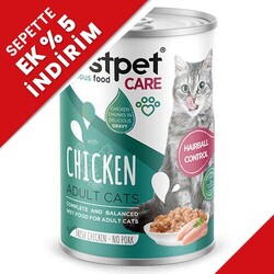 Bestpet - Bestpet Tavuk Parça Etli Ve Soslu Yetişkin Kedi Konservesi 400 Gr